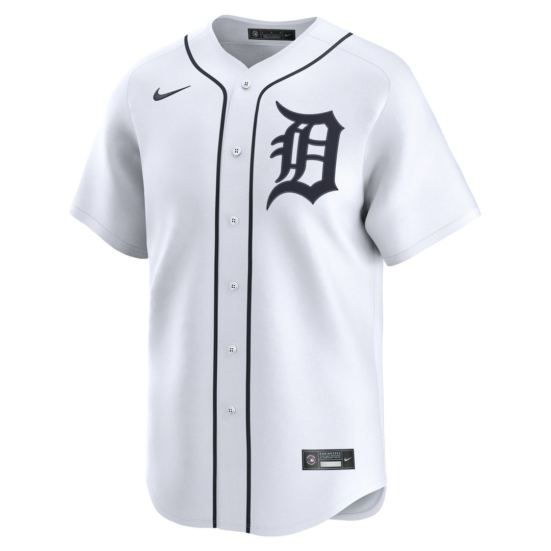 Detroit Tigers Colt Keith Nike Home Limited Player Jersey - White Team Jersey Sports Fan Apparel