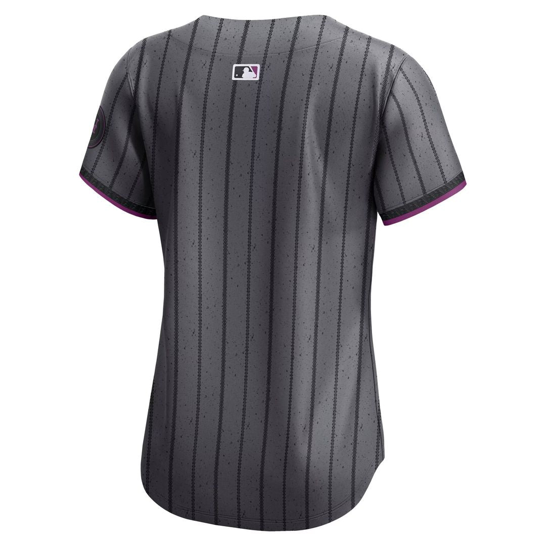New York Mets Nike Women's City Connect Limited Jersey - Gray Team Jersey Sports Fan Apparel