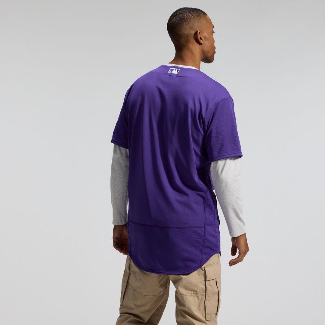 Colorado Rockies Nike Alternate Authentic Jersey - Purple Team Jersey Sports Fan Apparel