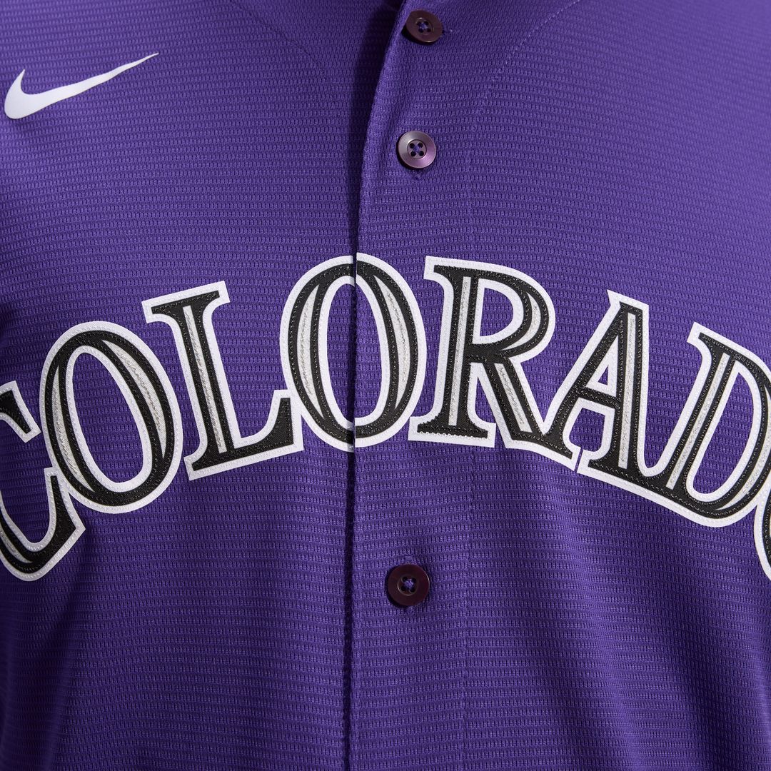 Colorado Rockies Nike Alternate Replica Team Jersey - Purple Team Jersey Sports Fan Apparel