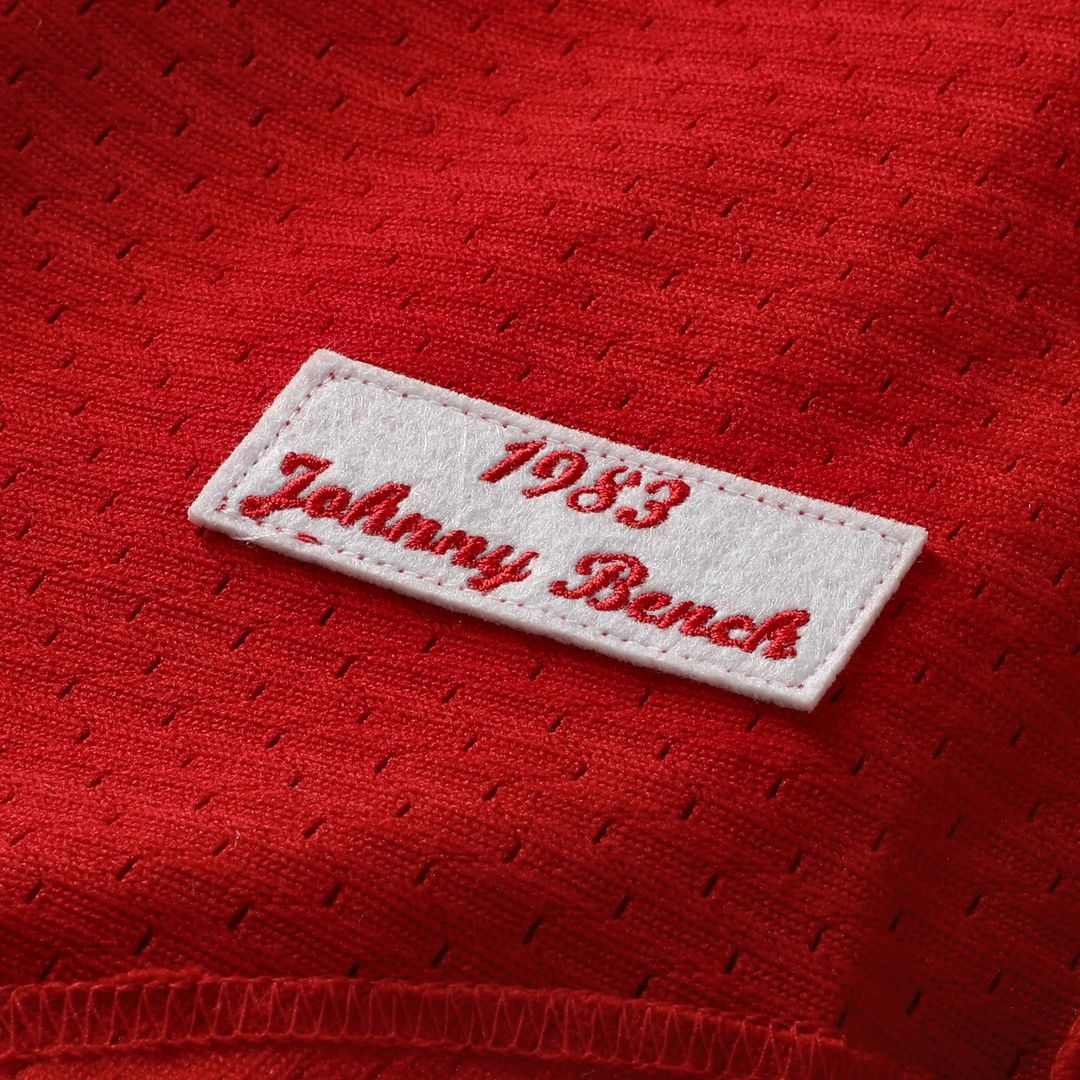 Cincinnati Reds Johnny Bench Mitchell & Ness Authentic Batting Practice Jersey - Scarlet Team Jersey Sports Fan Apparel