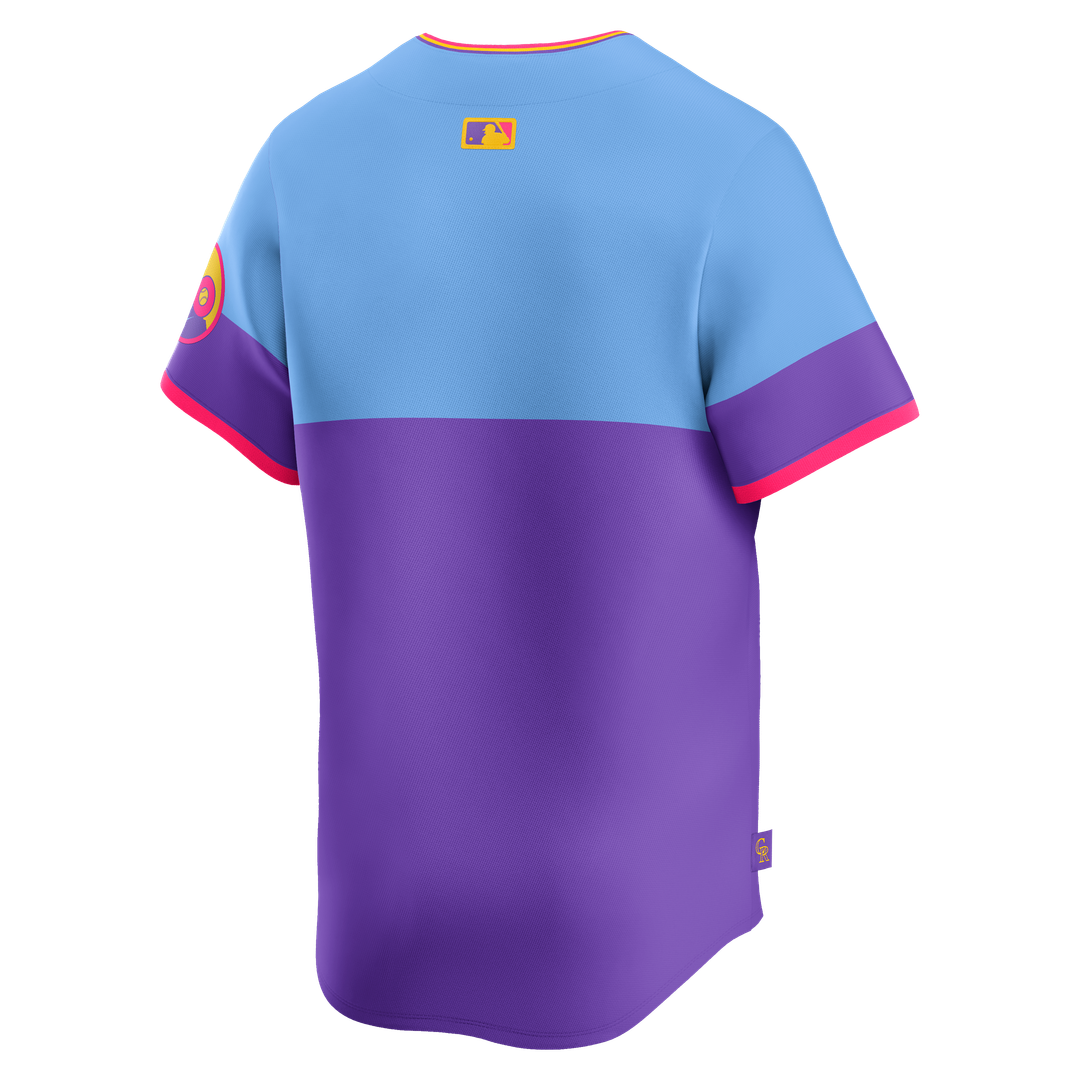 Colorado Rockies Nike 2025 City Connect Limited Jersey - Purple/Light Blue Team Jersey Sports Fan Apparel