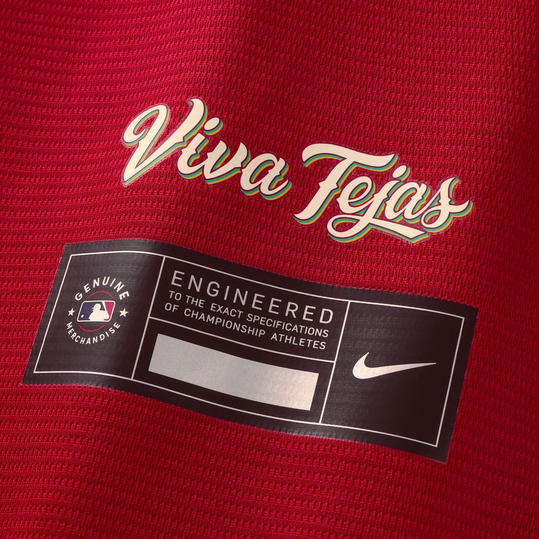 Texas Rangers Corey Seager Nike 2026 City Connect Stadium Jersey - Red Team Jersey Sports Fan Apparel