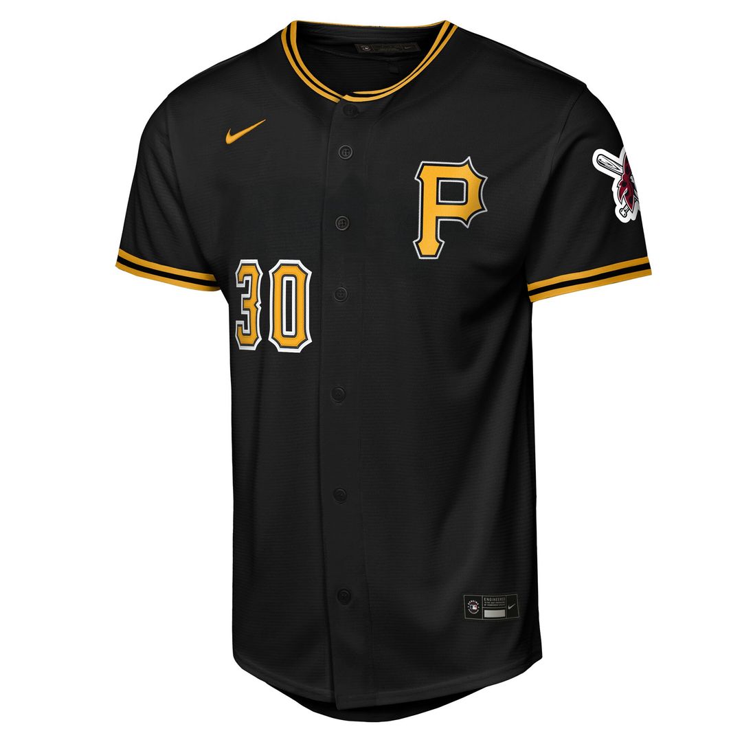 Pittsburgh Pirates Paul Skenes Nike Youth Alternate Stadium Jersey - Black Team Jersey Sports Fan Apparel