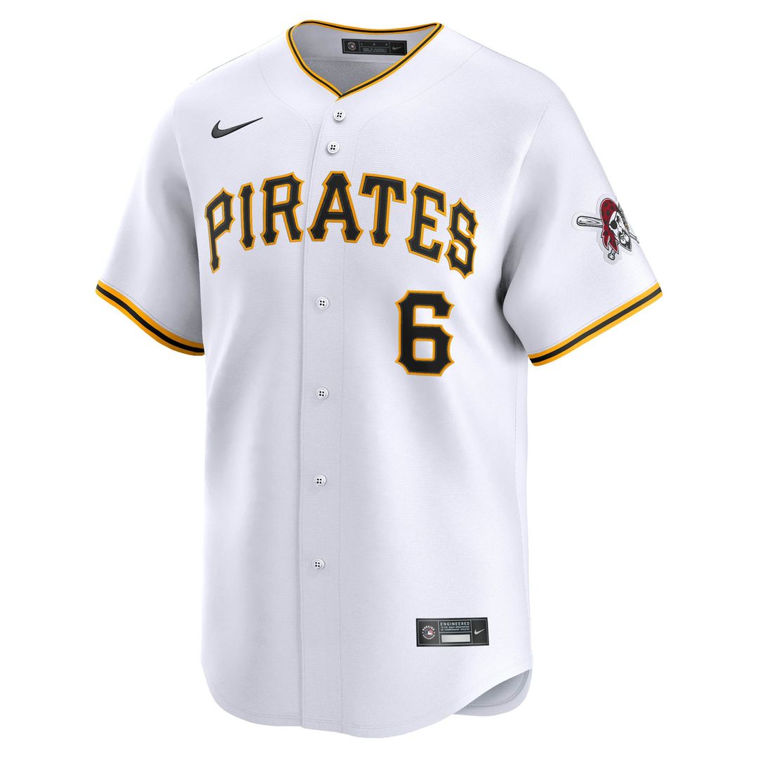 Pittsburgh Pirates Konnor Griffin Nike Home Limited Jersey - White Team Jersey Sports Fan Apparel