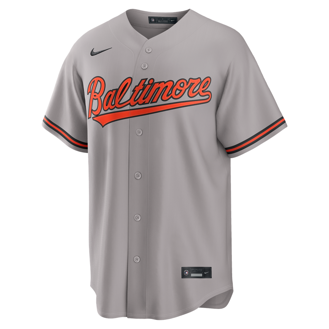 Baltimore Orioles Gunnar Henderson Nike Road Replica Jersey - Gray Team Jersey Sports Fan Apparel