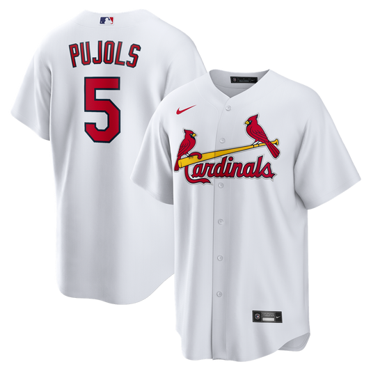 St. Louis Cardinals Albert Pujols Nike Home Retired Player Replica Jersey - White Team Jersey Sports Fan Apparel