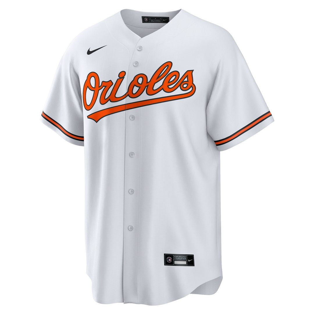 Baltimore Orioles Adley Rutschman Nike Replica Player Jersey - White Team Jersey Sports Fan Apparel