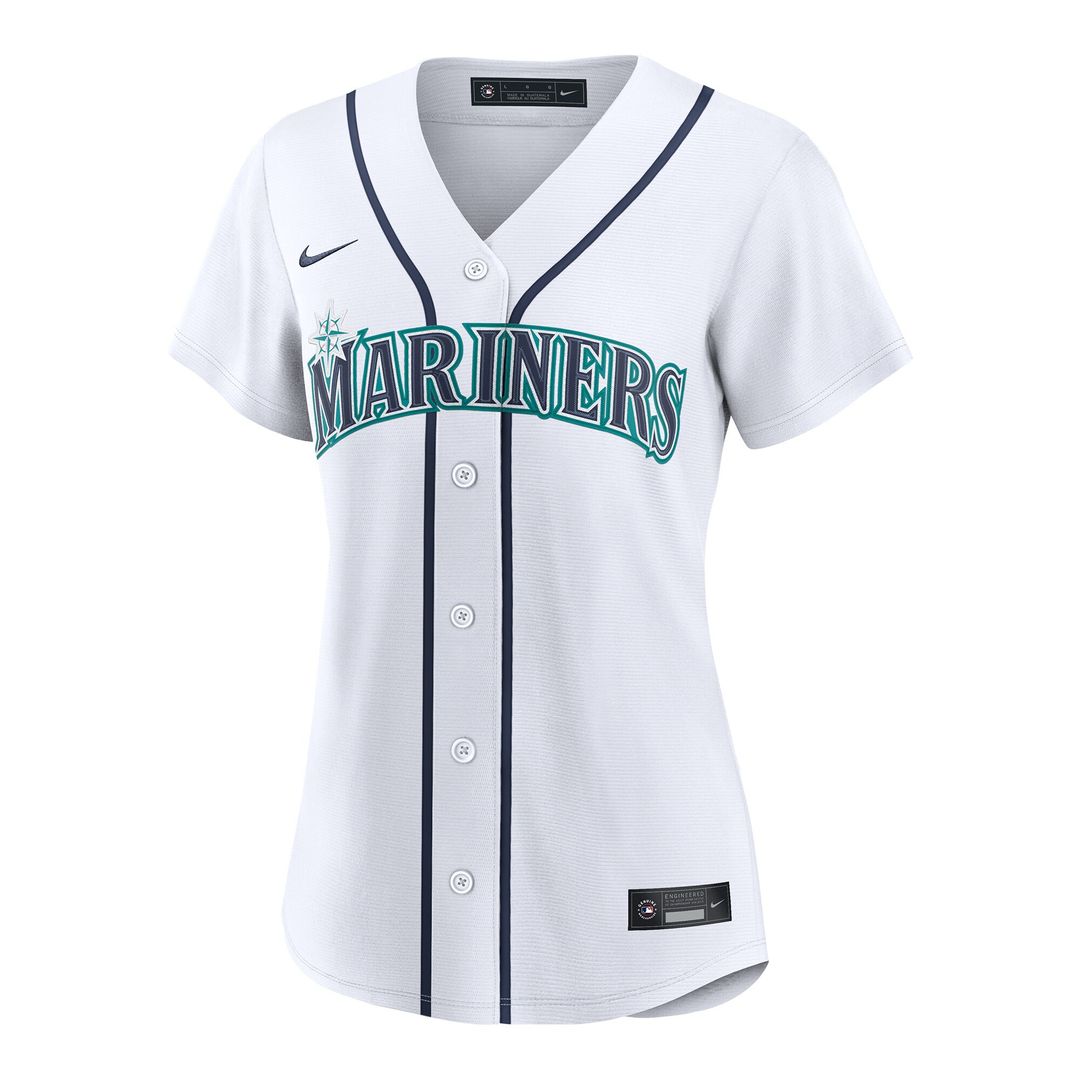Seattle Mariners Luis Castillo Nike Women's Home Replica Jersey - White Team Jersey Sports Fan Apparel