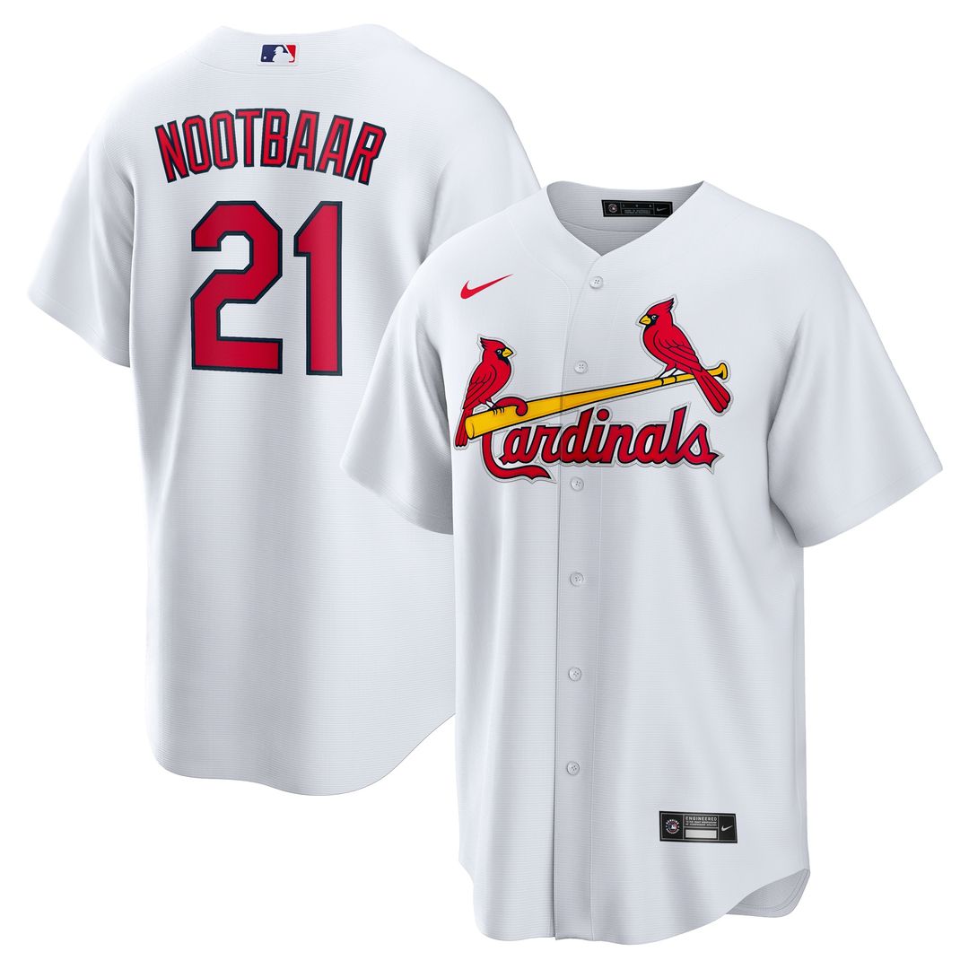 St. Louis Cardinals Lars Nootbaar Nike Home Replica Jersey - White Team Jersey Sports Fan Apparel