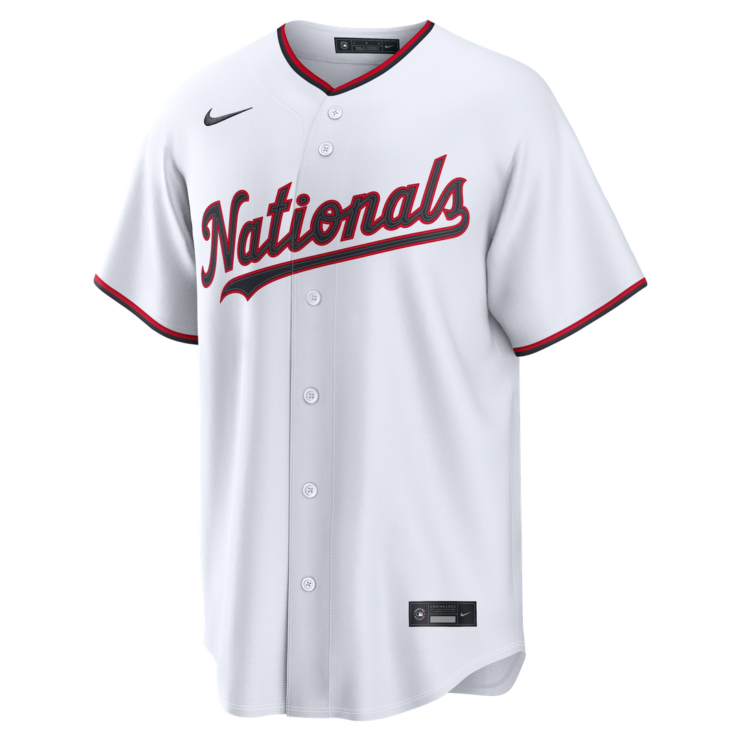 Washington Nationals James Wood Nike Home Replica Jersey - White Team Jersey Sports Fan Apparel