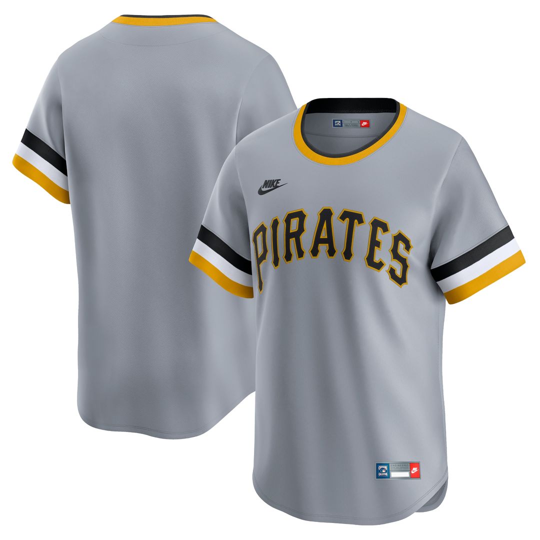 Pittsburgh Pirates Nike Cooperstown Limited Jersey - Gray Team Jersey Sports Fan Apparel