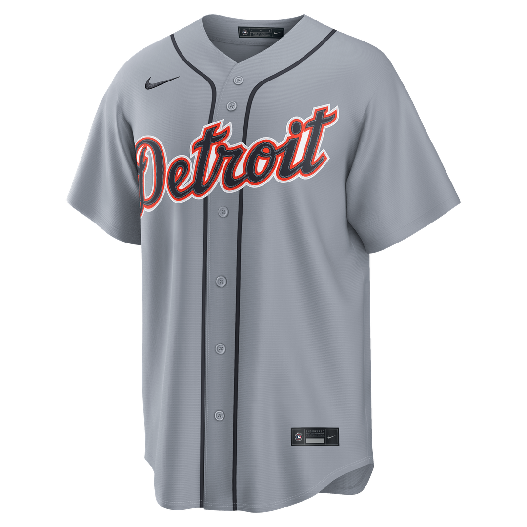Detroit Tigers Tarik Skubal Nike Road Replica Jersey - Gray Team Jersey Sports Fan Apparel