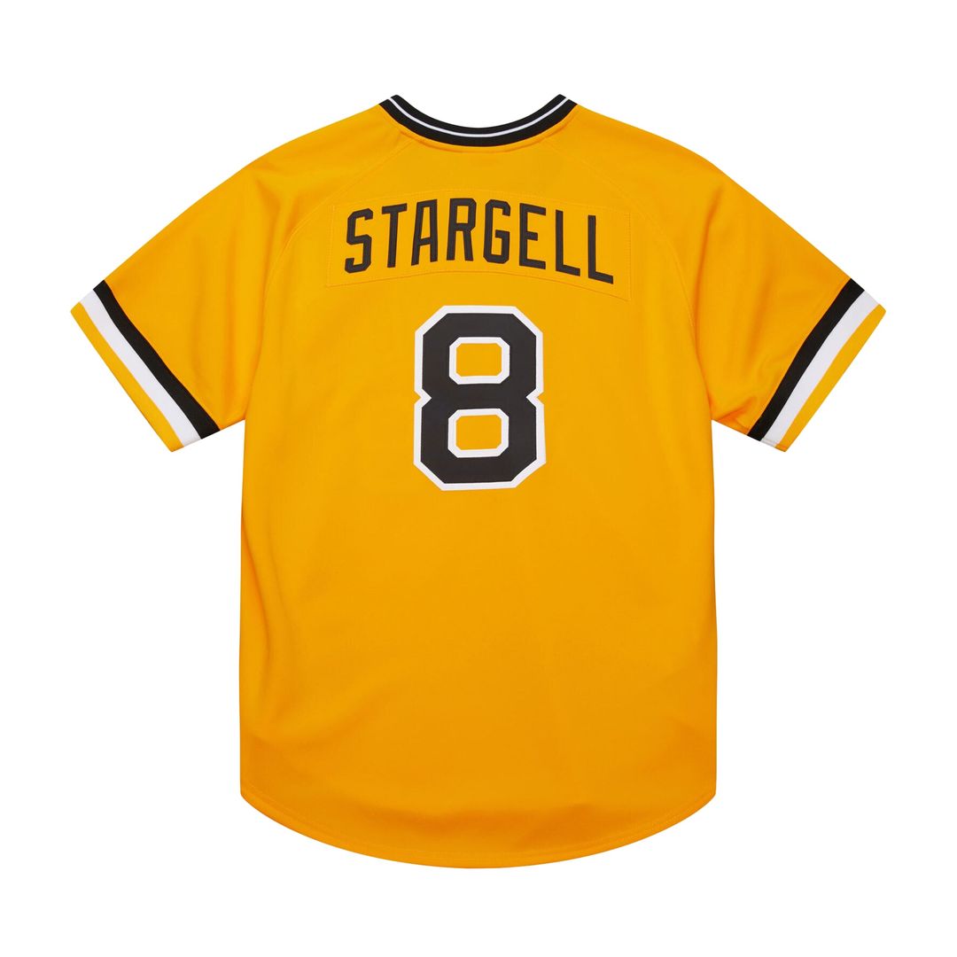 Pittsburgh Pirates Willie Stargell Mitchell & Ness 1979 Throwback Authentic Jersey - Gold Team Jersey Sports Fan Apparel