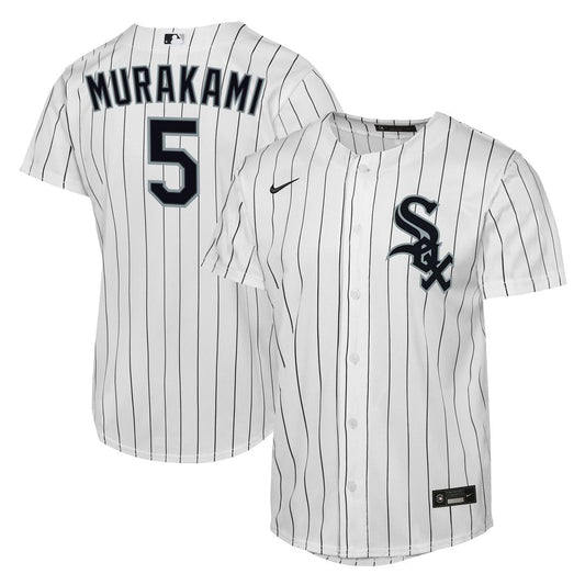 Chicago White Sox Munetaka Murakami Nike Youth Home Replica Jersey - White Team Jersey Sports Fan Apparel