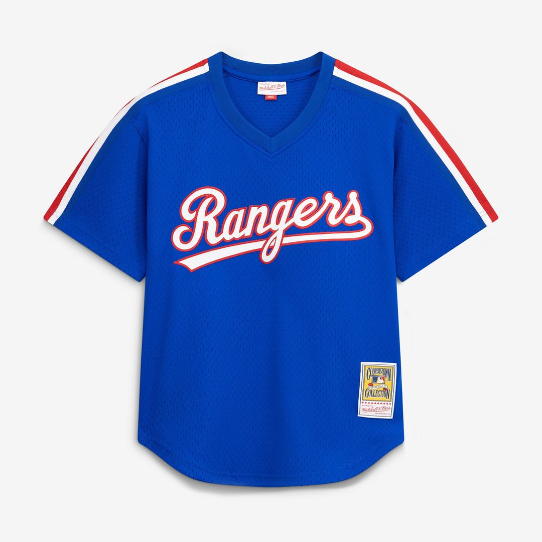 Texas Rangers Nolan Ryan Mitchell & Ness Big & Tall Cooperstown Mesh Batting Practice Jersey - Royal Team Jersey Sports Fan Apparel
