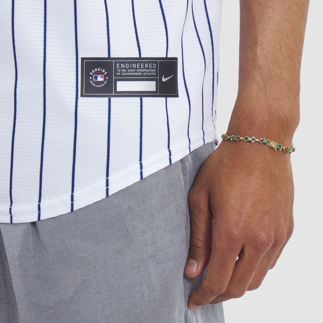 New York Yankees CC Sabathia Nike 2025 Baseball Hall of Fame Name & Number Retired Replica Jersey - White Team Jersey Sports Fan Apparel