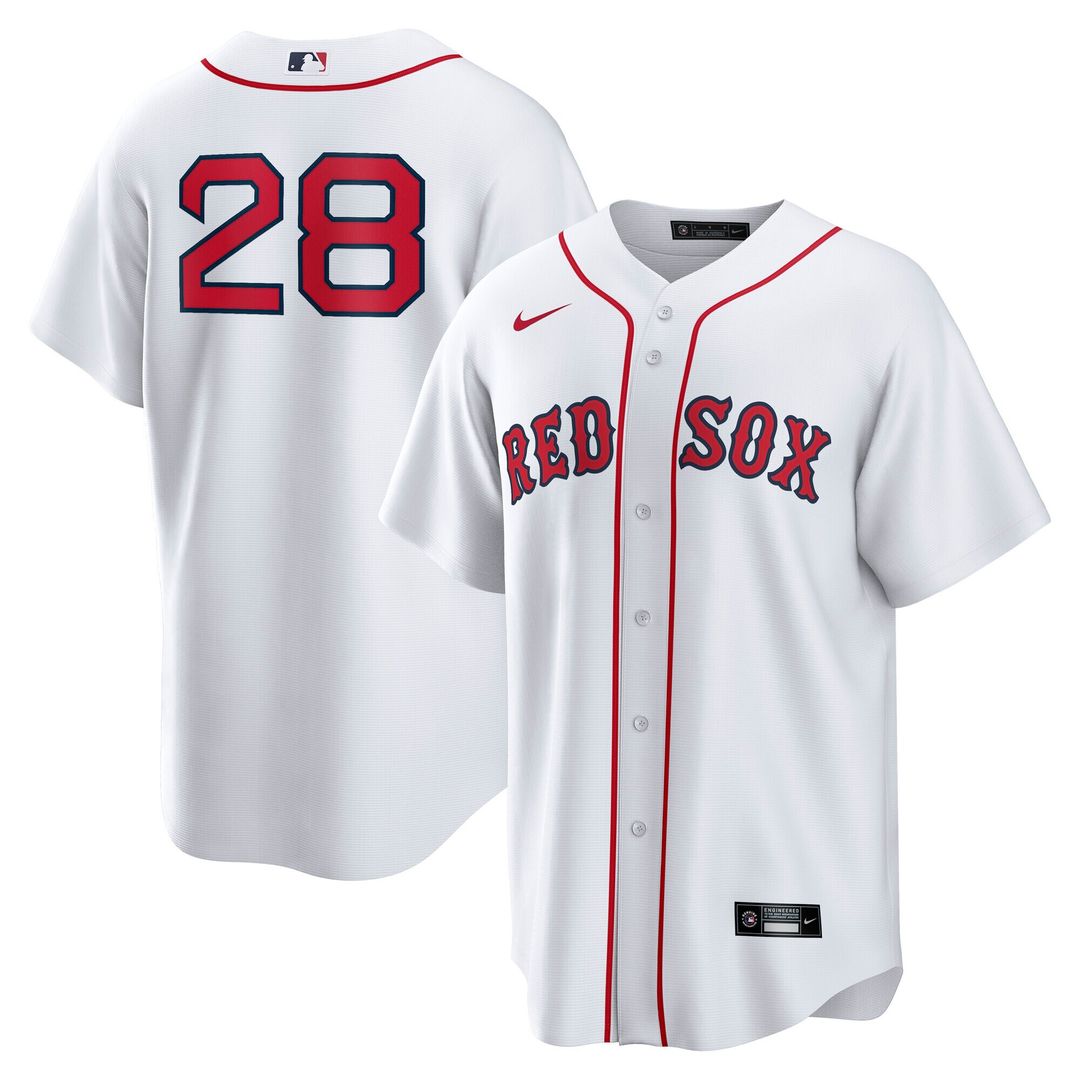Boston Red Sox Kristian Campbell Nike Home Replica Jersey - White Team Jersey Sports Fan Apparel