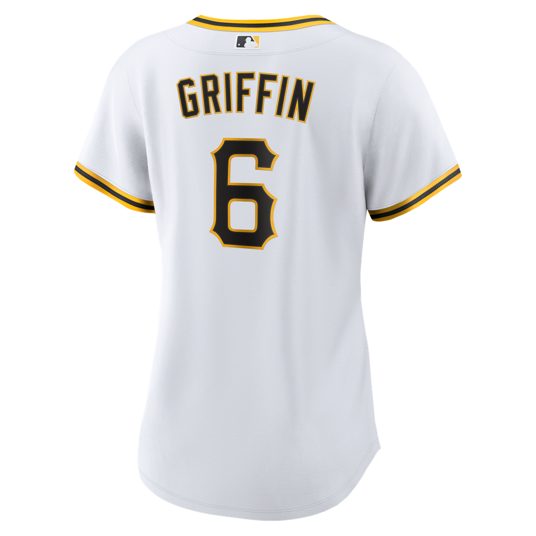 Pittsburgh Pirates Konnor Griffin Nike Women's Home Replica Jersey - White Team Jersey Sports Fan Apparel