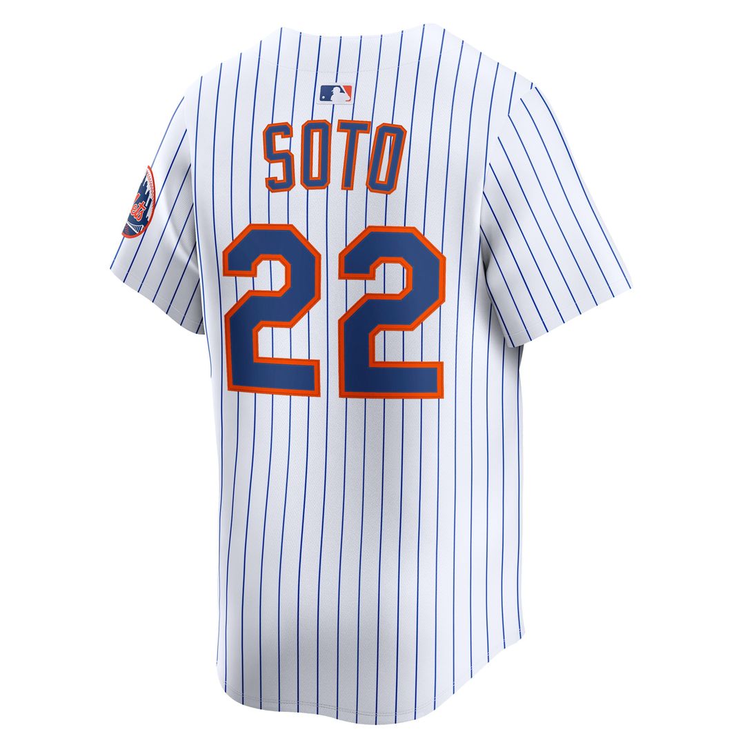 New York Mets Juan Soto Nike Home Limited Player Jersey - White Team Jersey Sports Fan Apparel