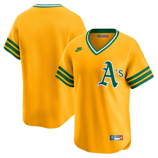 Athletics Nike Cooperstown Limited Jersey - Gold Team Jersey Sports Fan Apparel