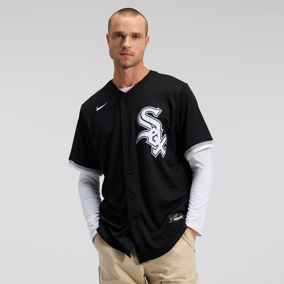 Chicago White Sox Nike Alternate Replica Team Jersey - Black Team Jersey Sports Fan Apparel