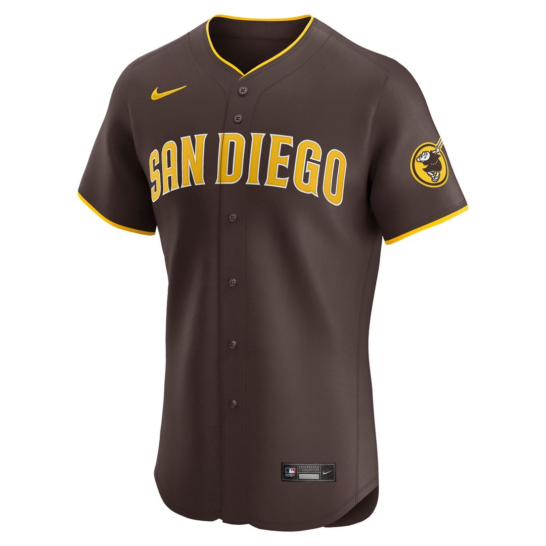 San Diego Padres Fernando Tatis Jr. Nike Road Elite Jersey - Brown Team Jersey Sports Fan Apparel