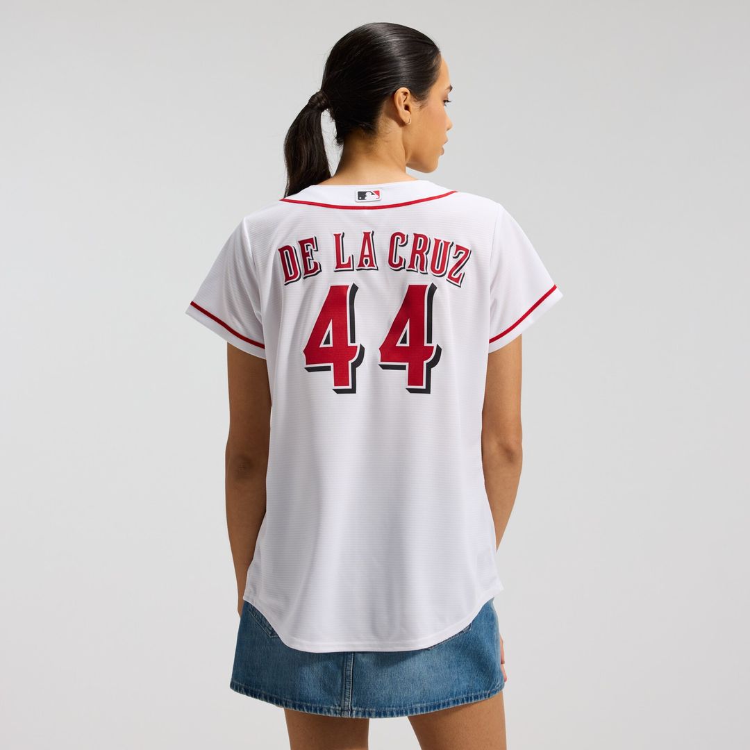 Cincinnati Reds Elly De La Cruz Nike Women's Home Replica Jersey - White Team Jersey Sports Fan Apparel