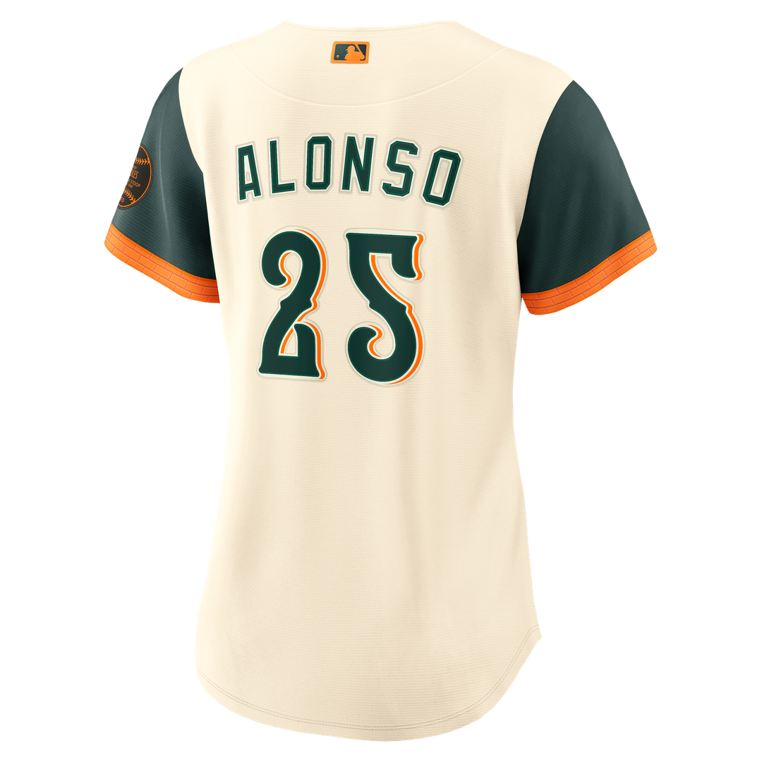 Baltimore Orioles Pete Alonso Nike Women's 2026 City Connect Stadium Jersey - Cream Team Jersey Sports Fan Apparel