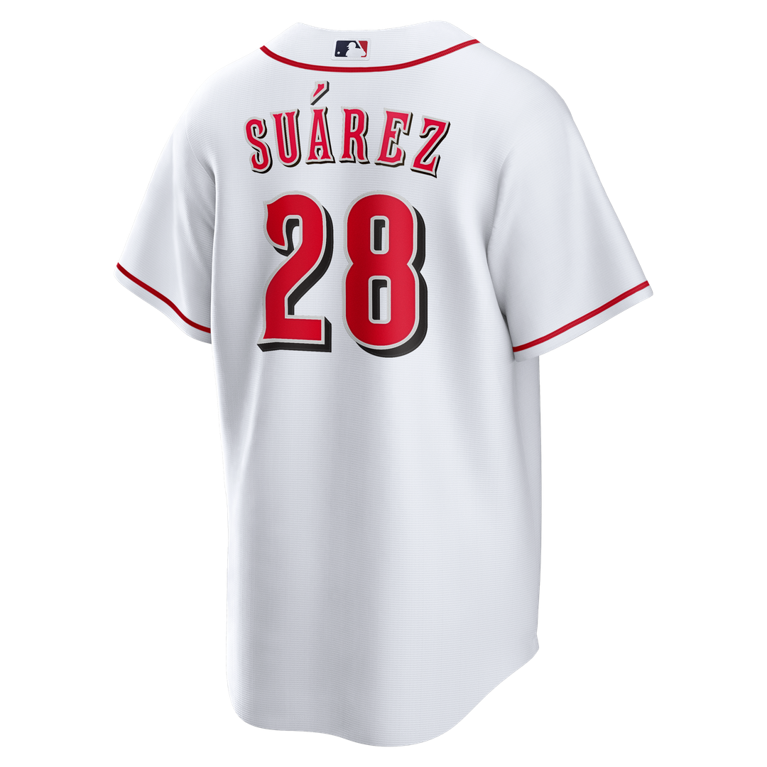 Cincinnati Reds Eugenio Suárez Nike Home Replica Jersey - White Team Jersey Sports Fan Apparel