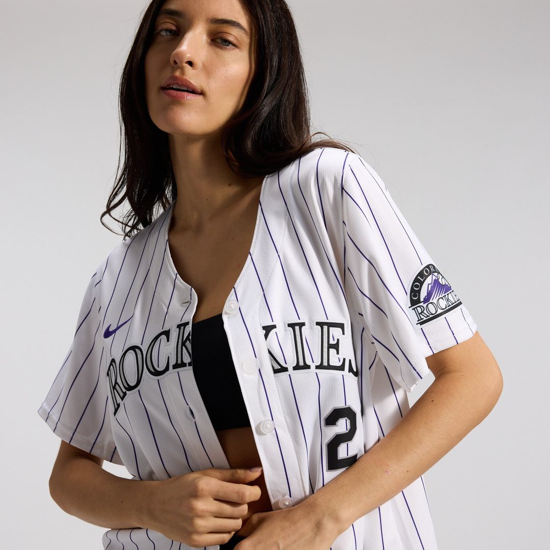 Colorado Rockies Kris Bryant Nike Women's Home Limited Player Jersey - White Team Jersey Sports Fan Apparel