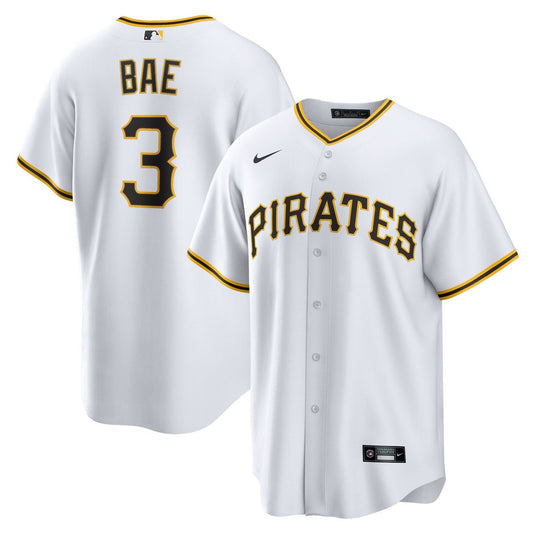 Pittsburgh Pirates Ji - Hwan Bae Nike Replica Player Jersey - White Team Jersey Sports Fan Apparel