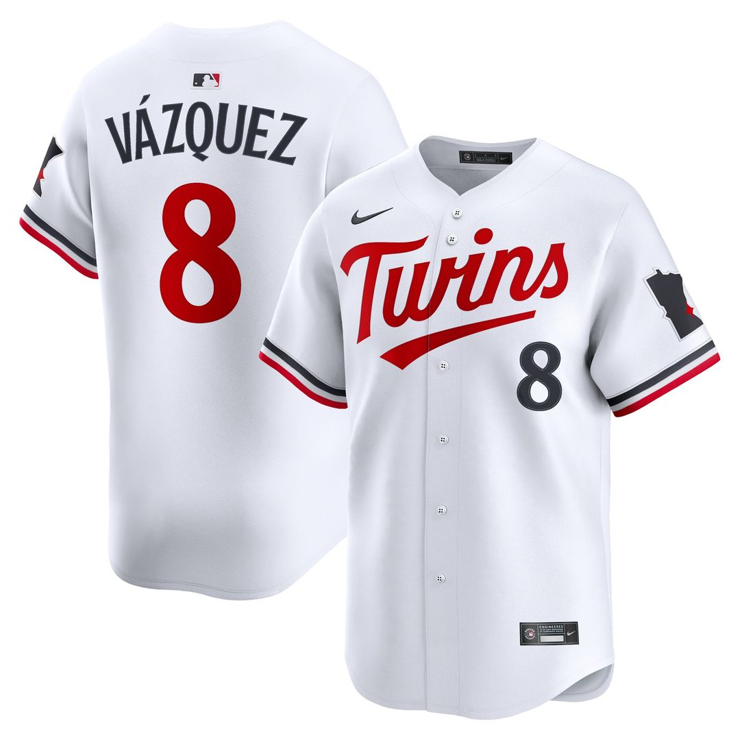 Minnesota Twins Christian Vázquez Nike Home Limited Jersey - White Team Jersey Sports Fan Apparel