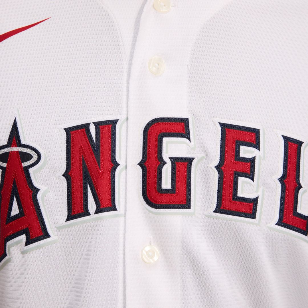 Los Angeles Angels Nike Home Replica Team Jersey - White Team Jersey Sports Fan Apparel