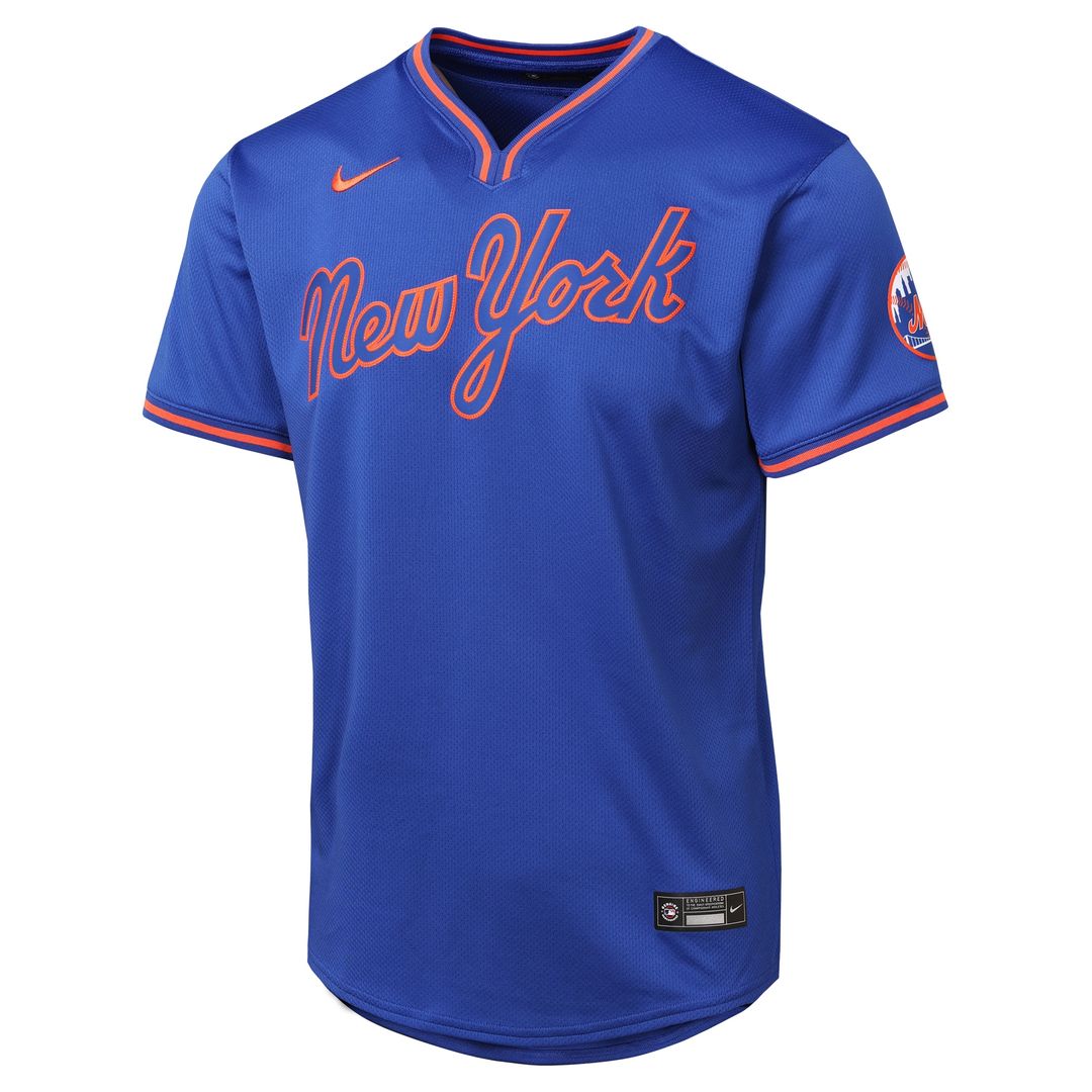 New York Mets Youth Road Limited Jersey - Gray Team Jersey Sports Fan Apparel