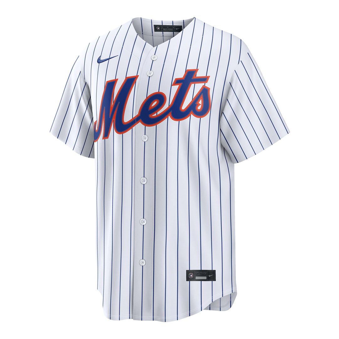 New York Mets Ronny Mauricio Nike Home Replica Jersey - White Team Jersey Sports Fan Apparel