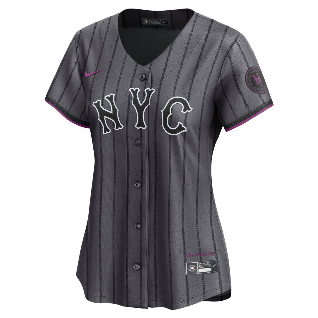 New York Mets Francisco Lindor Nike Women's City Connect Limited Jersey - Gray Team Jersey Sports Fan Apparel
