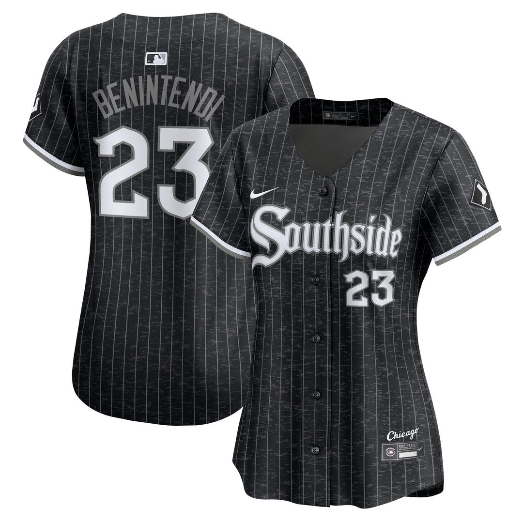 Chicago White Sox Andrew Benintendi Nike Women's City Connect Limited Jersey - Black Team Jersey Sports Fan Apparel