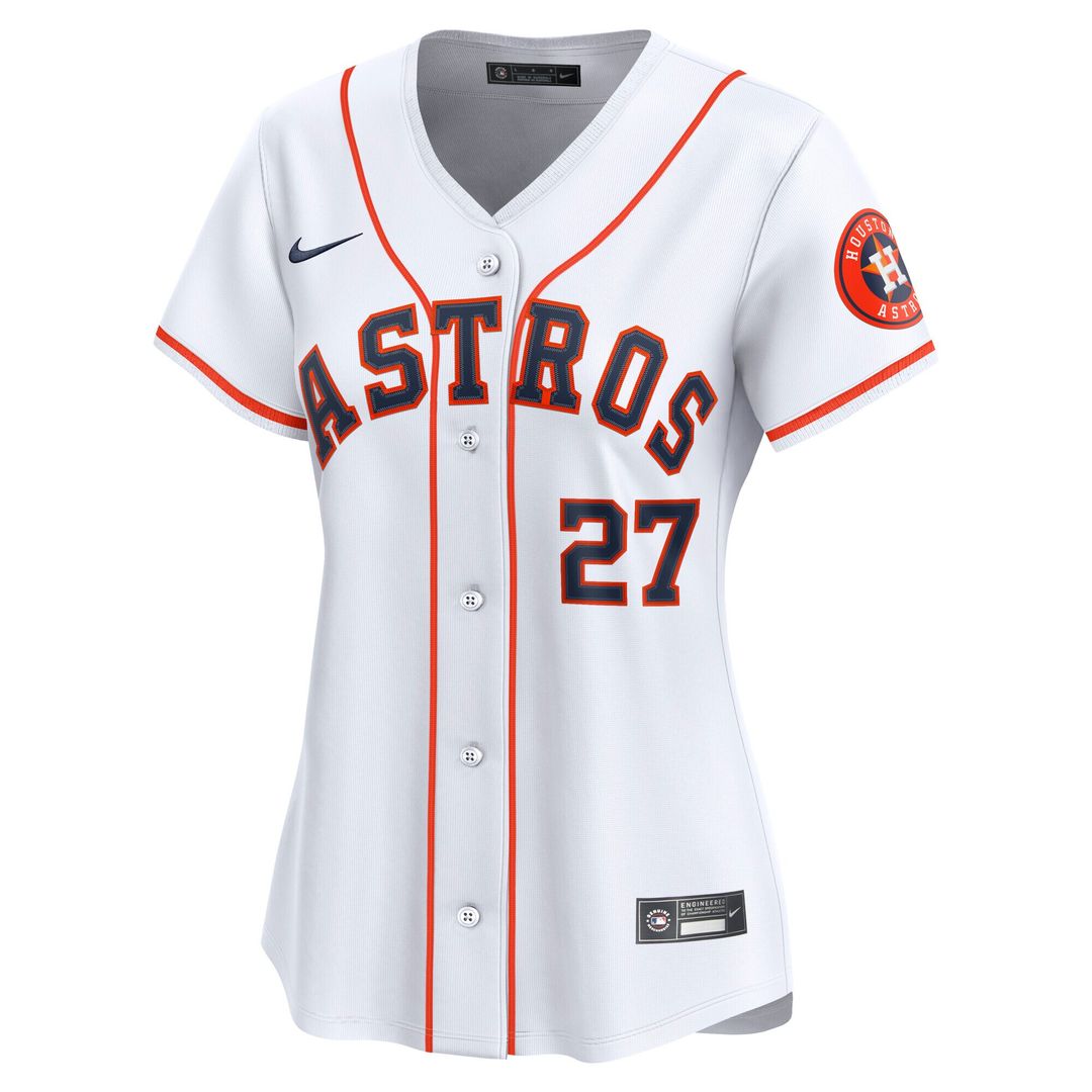 Houston Astros Jose Altuve Nike Women's Home Limited Player Jersey - White Team Jersey Sports Fan Apparel