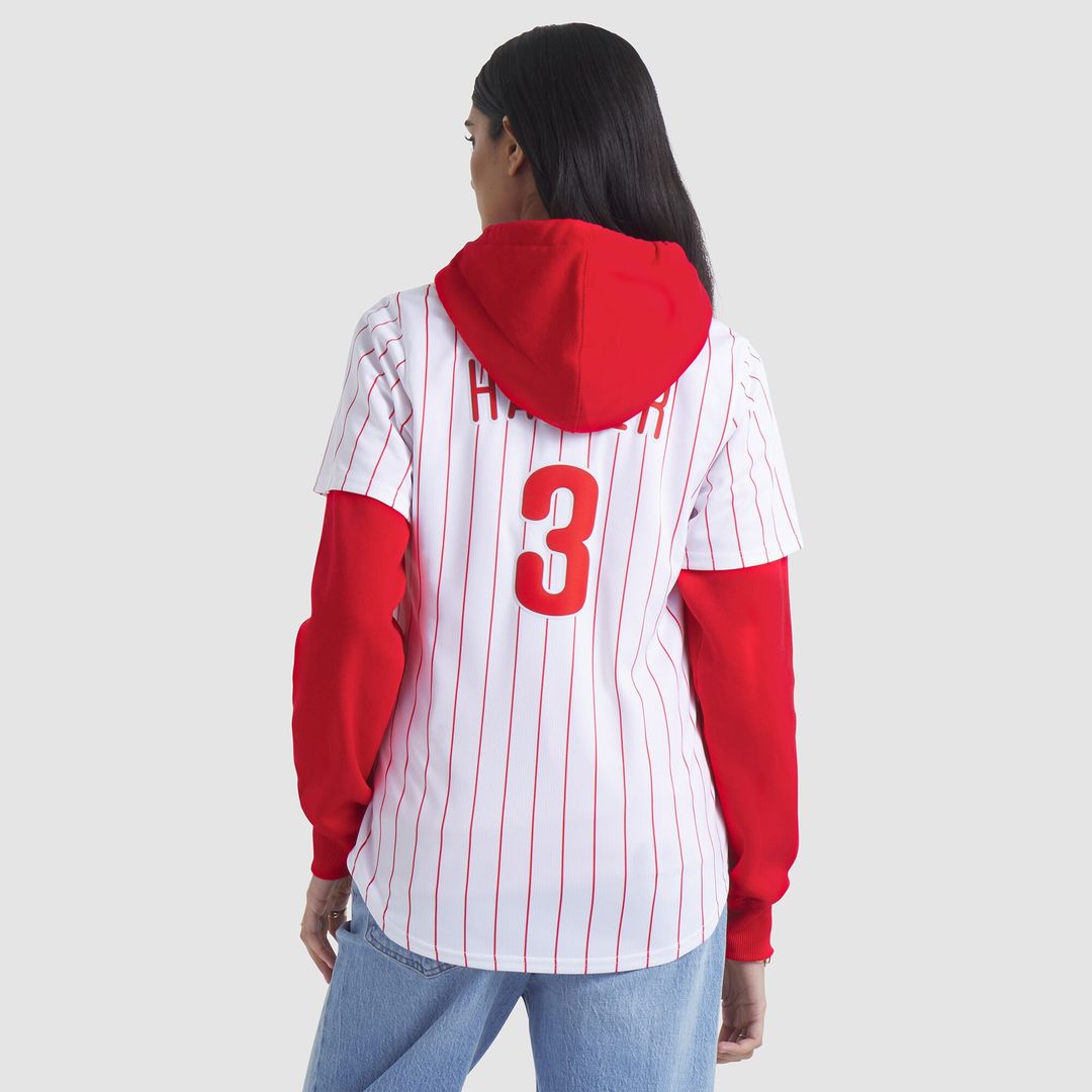 Philadelphia Phillies Bryce Harper Nike Women's Home Limited Player Jersey - White Team Jersey Sports Fan Apparel