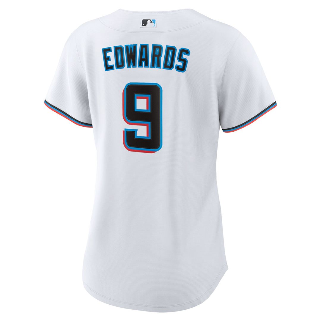 Miami Marlins Xavier Edwards Nike Women's Home Replica Jersey - White Team Jersey Sports Fan Apparel
