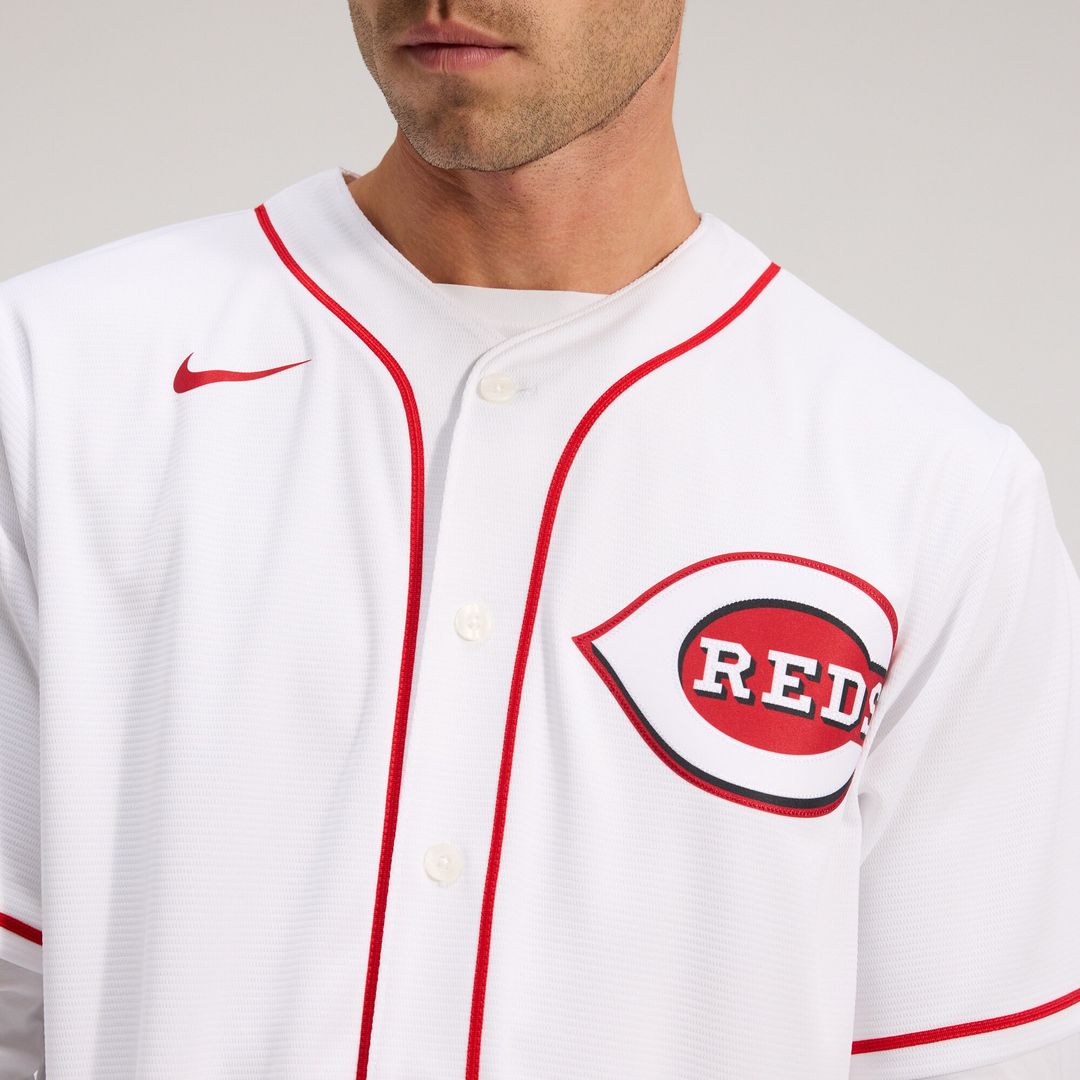 Cincinnati Reds Nike Home Replica Team Jersey - White Team Jersey Sports Fan Apparel