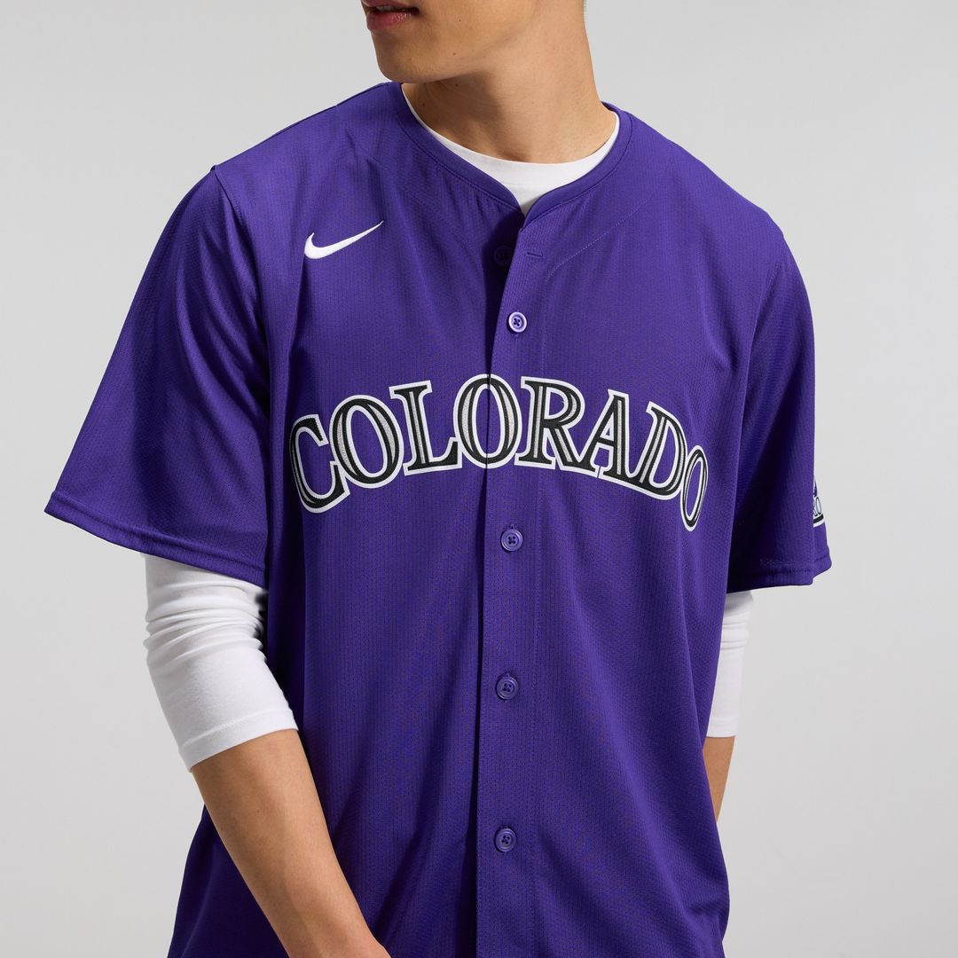 Colorado Rockies Nike Alternate Limited Jersey - Purple Team Jersey Sports Fan Apparel