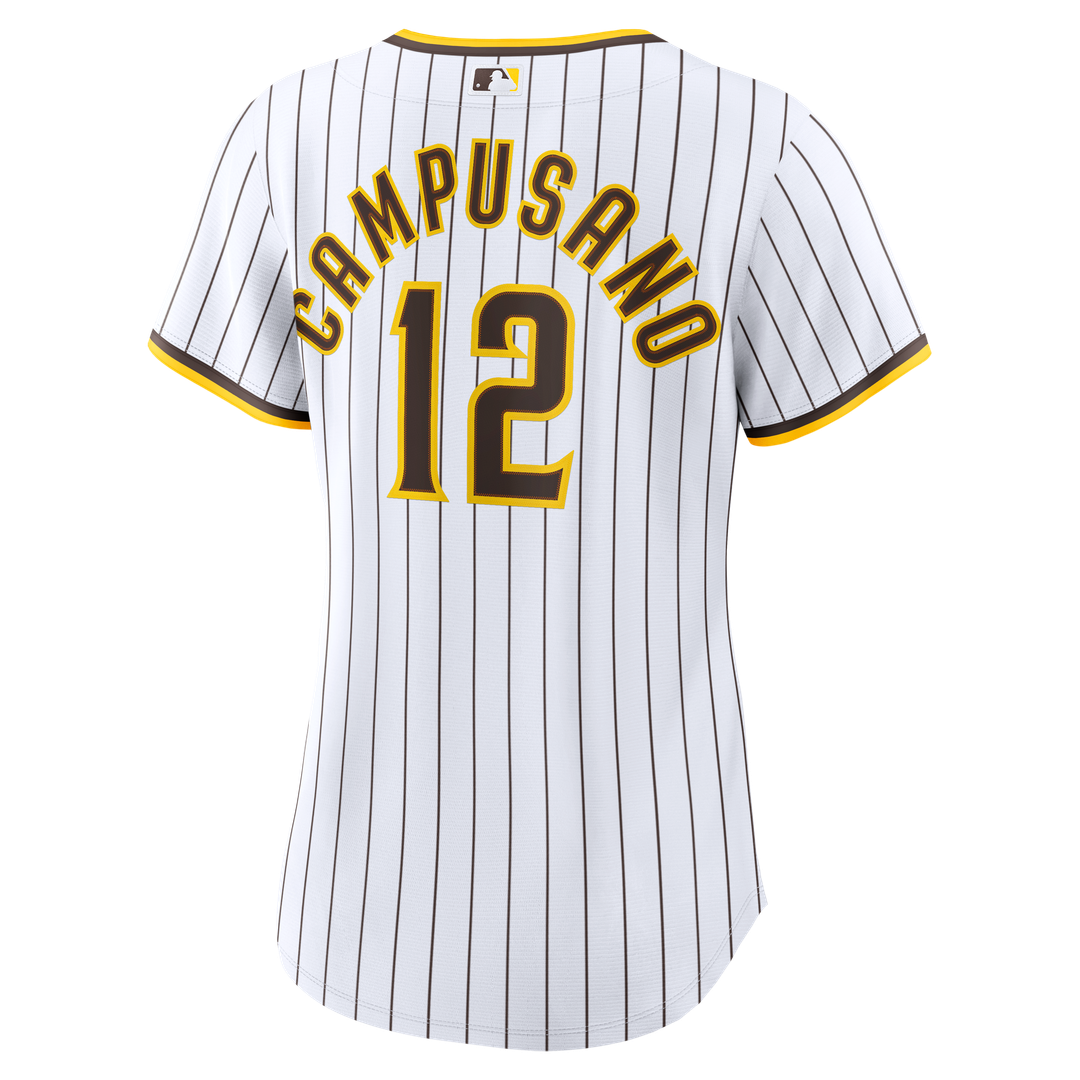San Diego Padres Luis Campusano Nike Women's Home Replica Jersey - White Team Jersey Sports Fan Apparel