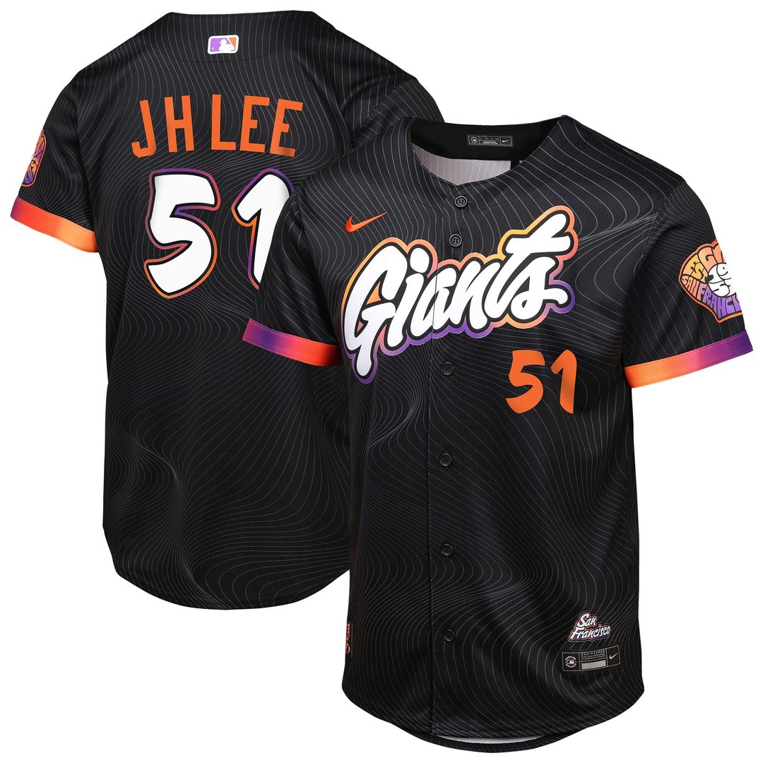 San Francisco Giants Jung Hoo Lee Nike Youth 2025 City Connect Limited Player Jersey - Anthracite Team Jersey Sports Fan Apparel