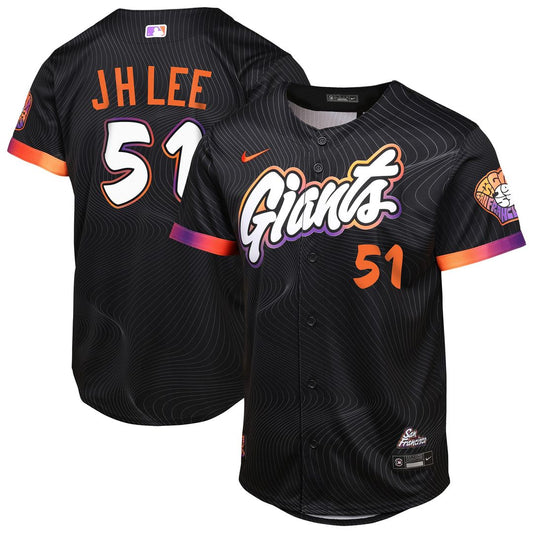San Francisco Giants Jung Hoo Lee Nike Youth 2025 City Connect Limited Player Jersey - Anthracite Team Jersey Sports Fan Apparel