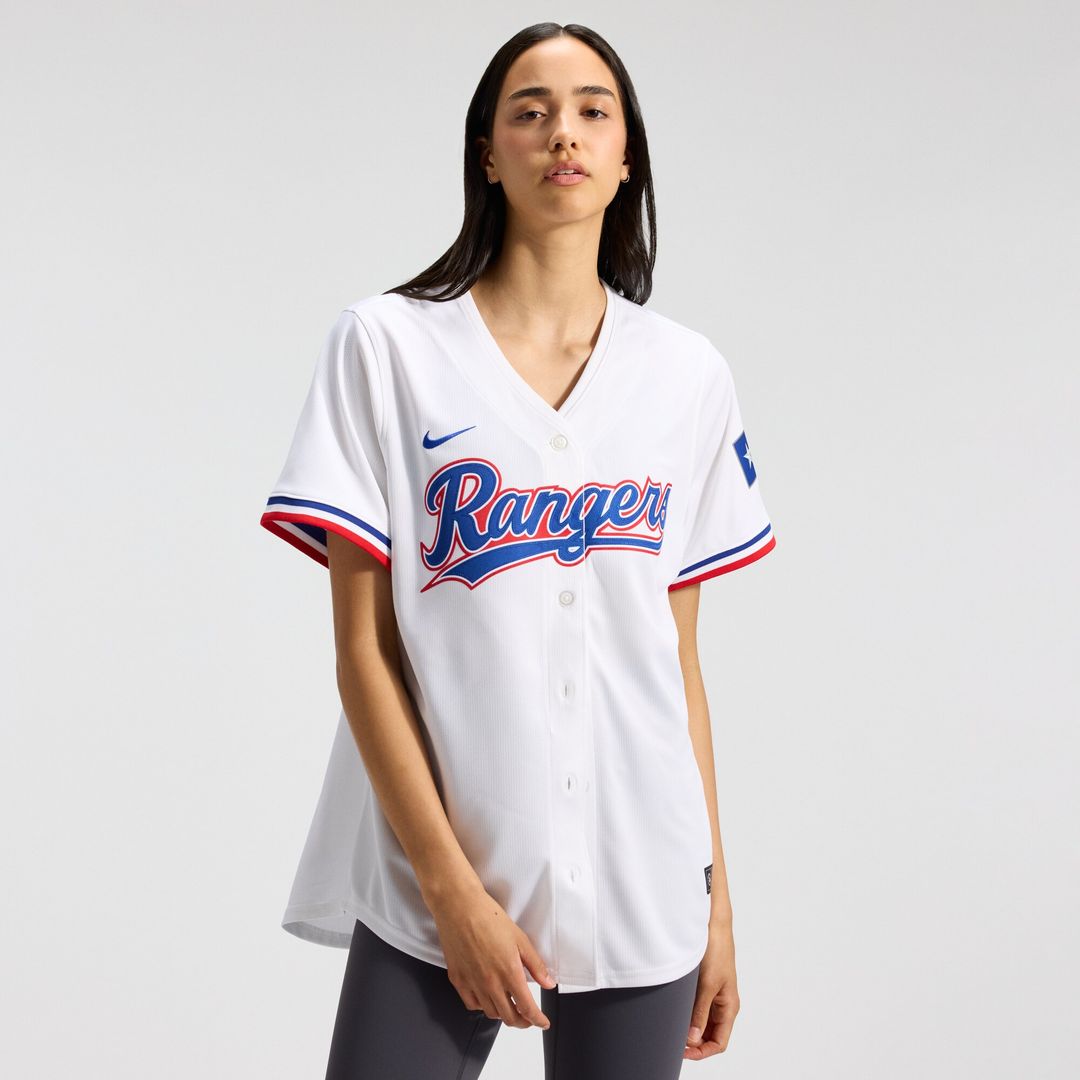 Texas Rangers Nike Women's Home Limited Jersey - White Team Jersey Sports Fan Apparel