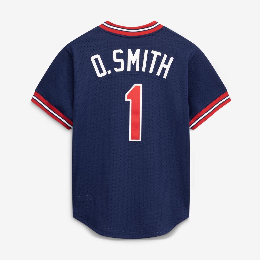 St. Louis Cardinals Ozzie Smith Mitchell & Ness Authentic Batting Practice Jersey - Scarlet Team Jersey Sports Fan Apparel