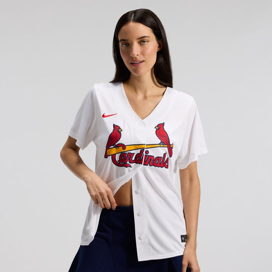 St. Louis Cardinals Nike Women's Home Replica Team Jersey - White Team Jersey Sports Fan Apparel