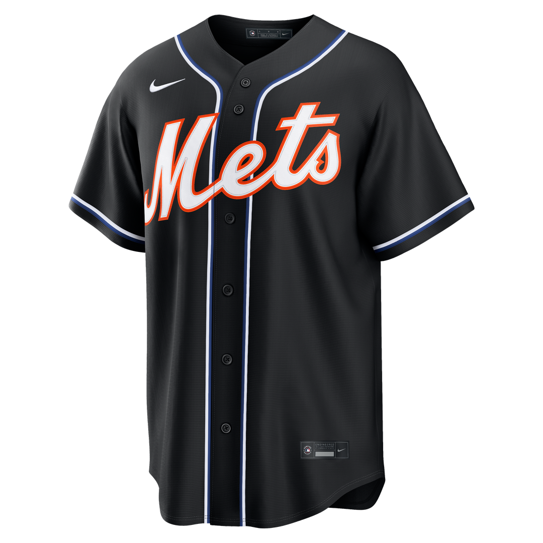 New York Mets Juan Soto Nike Fashion Replica Black Out Jersey Team Jersey Sports Fan Apparel